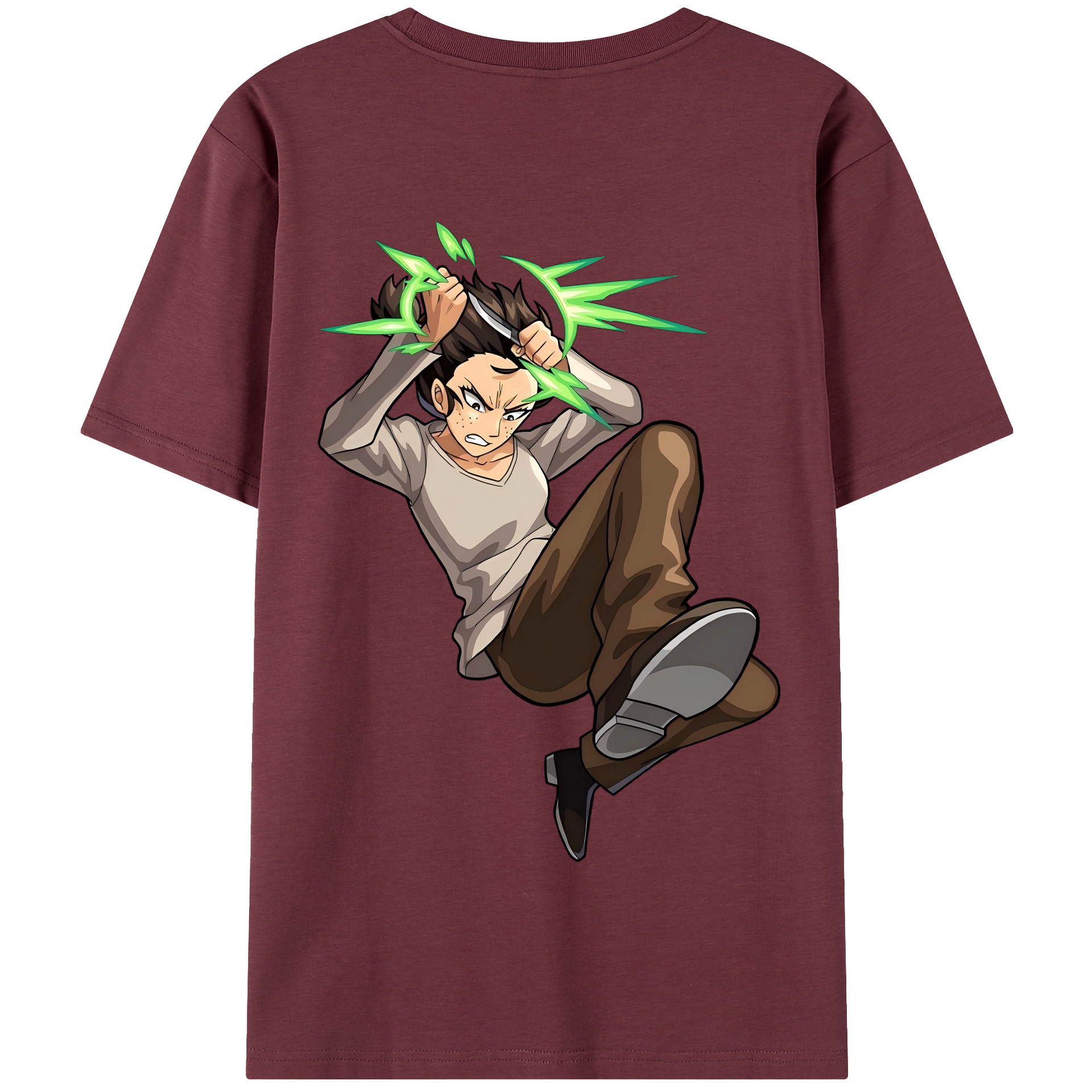 （画像用） 進撃の巨人 Attack on Titan 綿100％半袖Tシャツ（背面プリント）